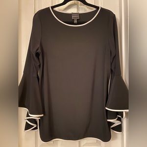 Ladies size large blouse, black, Coco Bianco